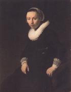 REMBRANDT Harmenszoon van Rijn Portrait of a young woman seated (mk33) oil painting picture wholesale